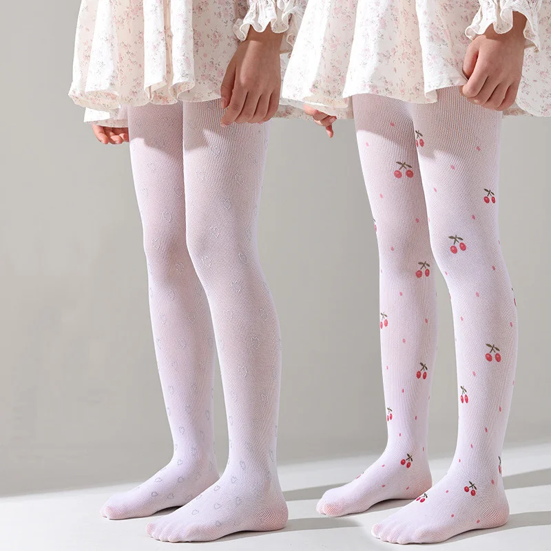Lawadka pantimedias con fresas para niña – Suaves y cómodas
