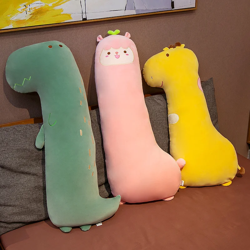 Almohada larga infantil para dormir con animales y funda extraíble - imagen 4