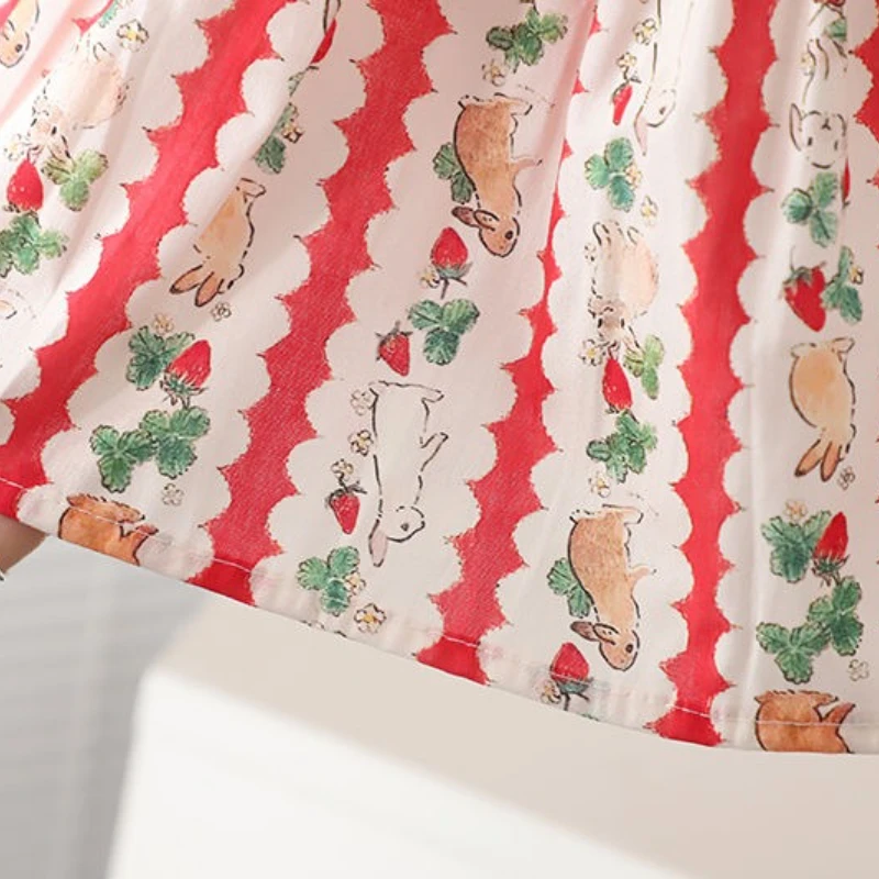 Vestido de verano de manga corta para bebé, algodón ligero - imagen 4