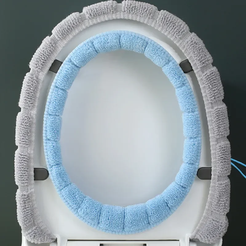 Almohadilla calefactora de inodoro para invierno, funda lavable - imagen 5