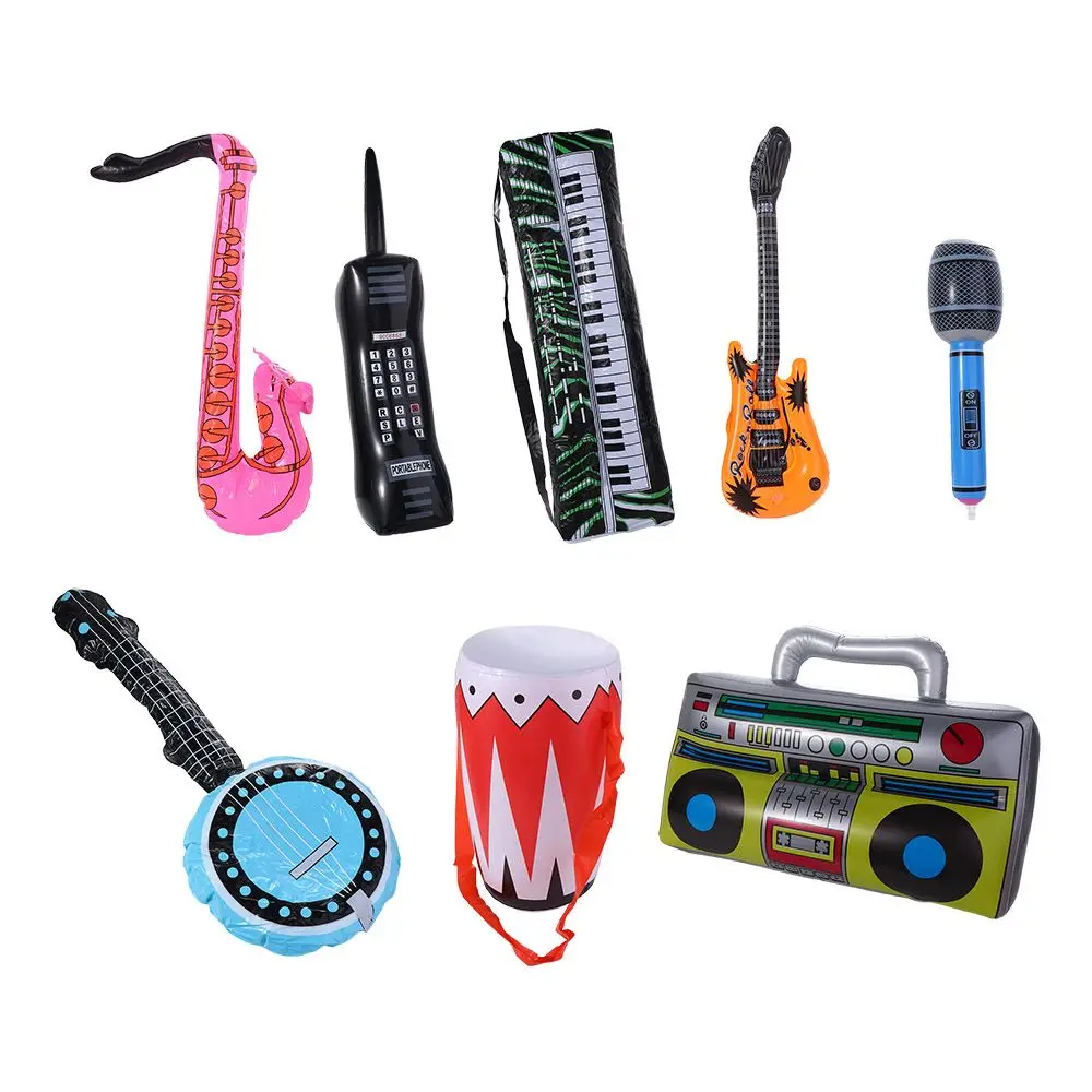 Guitarra inflable para bebés: instrumento musical de globo