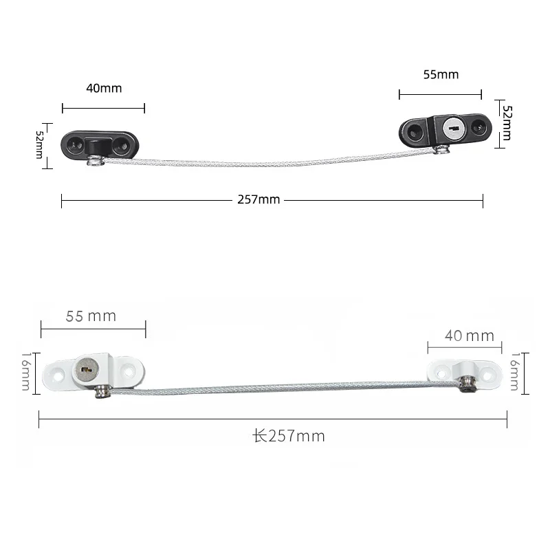 Kit de seguridad para ventanas y puertas bebé – Acero inoxidable - imagen 4