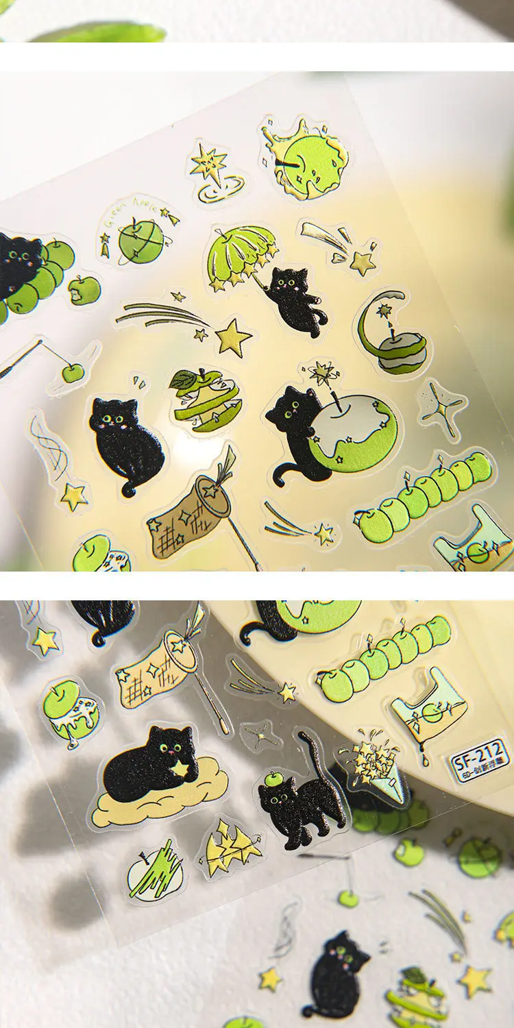 Set de pegatinas decorativas con apariencia 3D