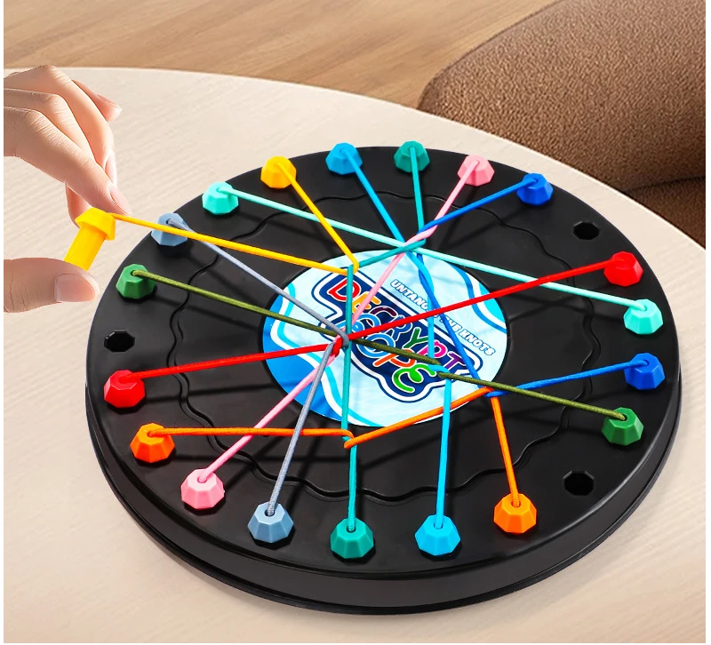 Juego de mesa sensorial con nudos de cuerda para niños - imagen 3