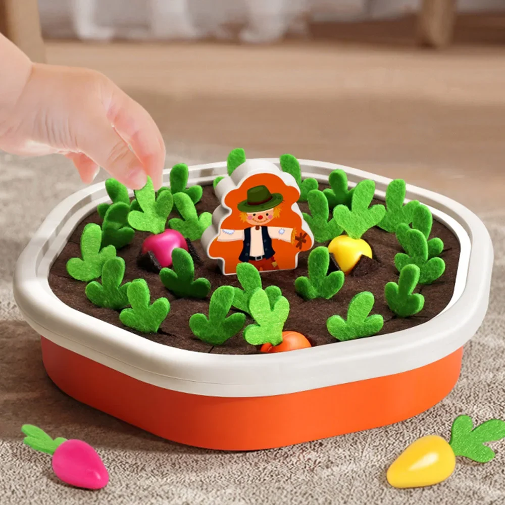 Juego educativo de cosecha para niños - Juguete de madera natural - imagen 3