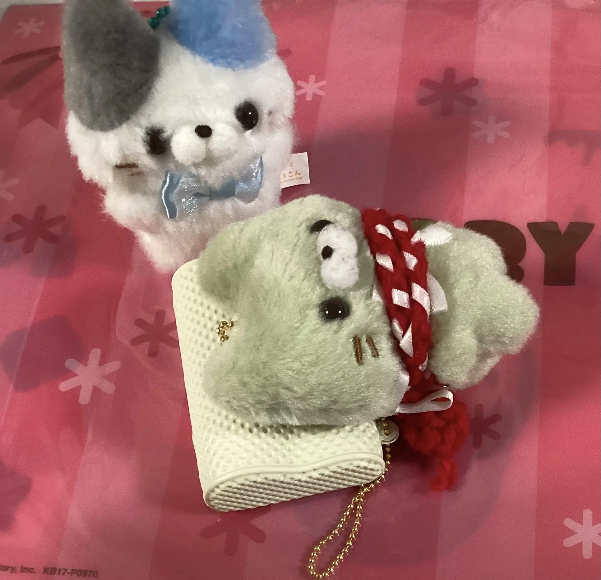 Almohada kawaii Sukutto Tachi-san peluche con cadena de bolas - imagen 4