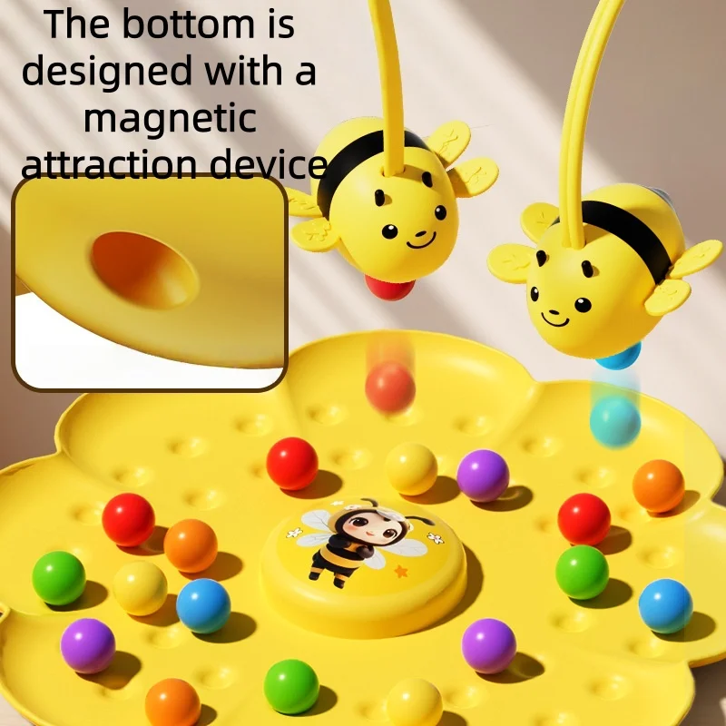 Juego magnético de abejas con pesca de miel para niños - imagen 3
