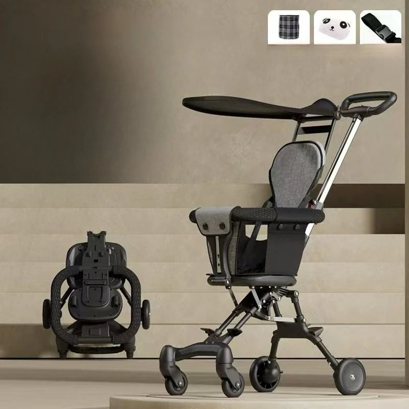 Cochecito de paseo ligero plegable con asiento reversible - imagen 3