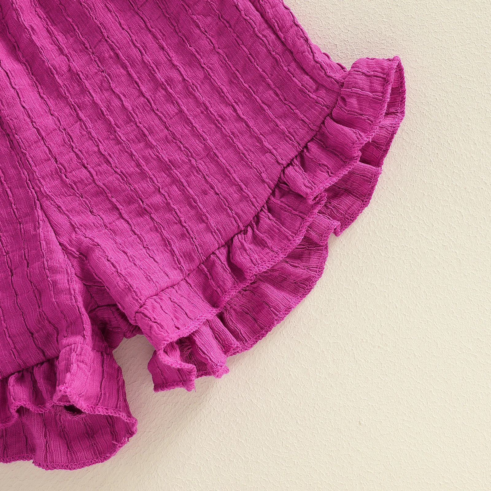 Conjunto de verano niña con volantes, camisola sin mangas y short - imagen 2