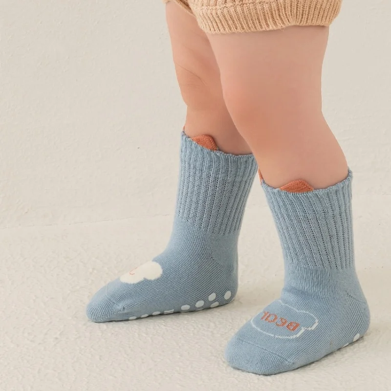 Calcetines antideslizantes de suelo para bebés y niños pequeños - imagen 4