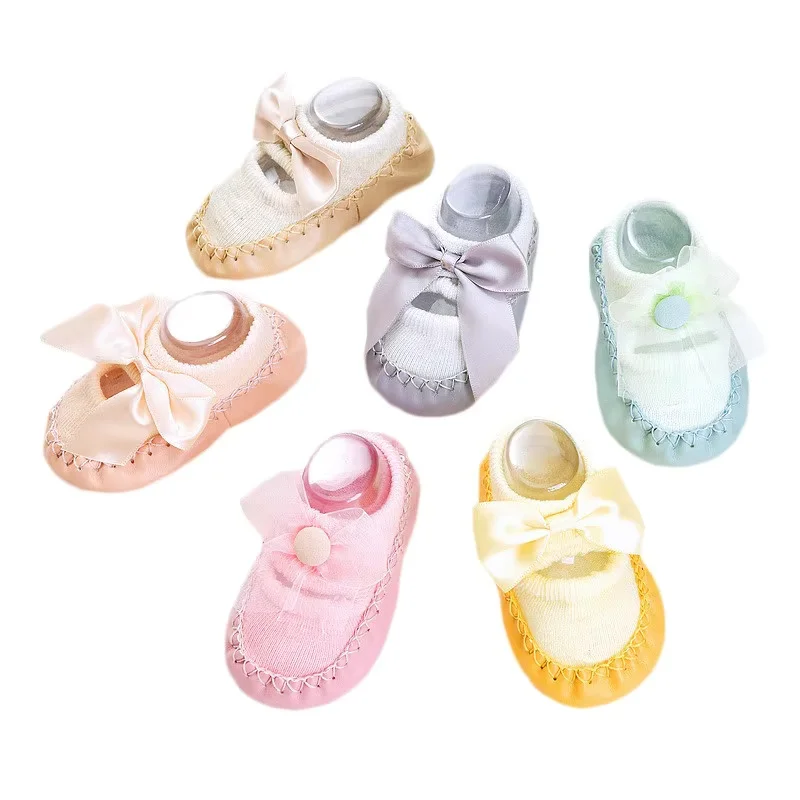 Zapatos antideslizantes de cuero para bebés que aprenden a andar - imagen 4