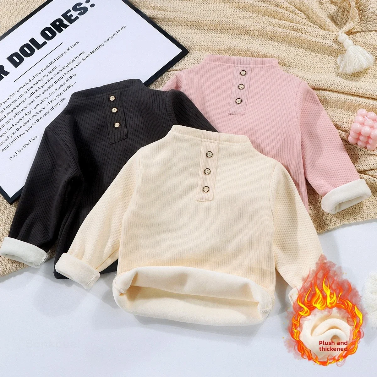 Body térmico con forro polar para niños