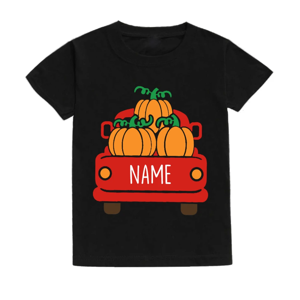 Camiseta con cuello redondo y texto personalizado