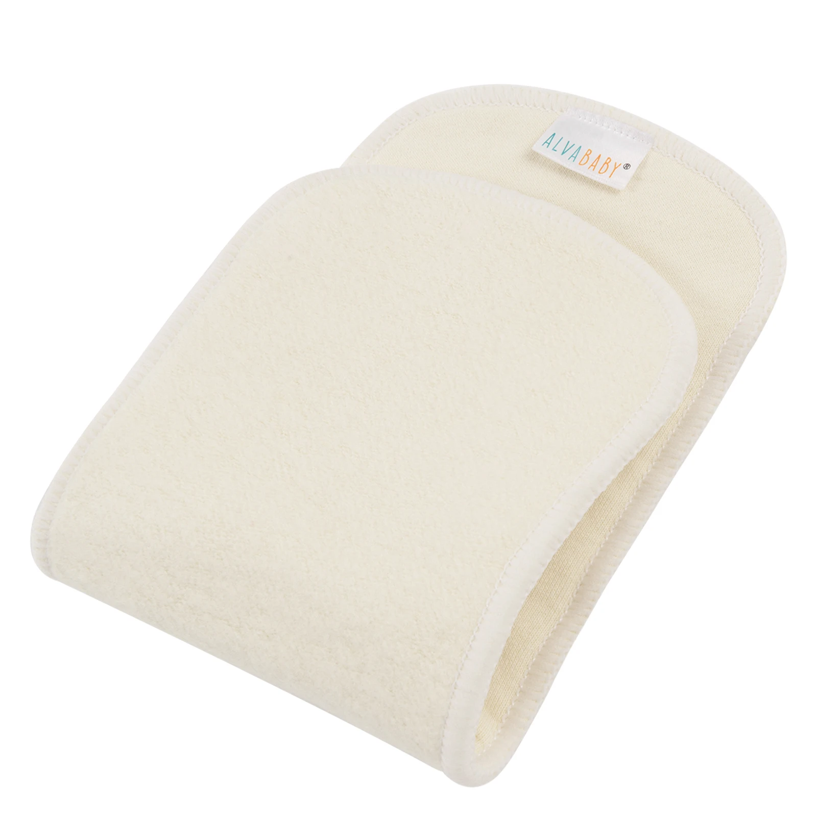 ALVABABY Insertos de cáñamo para pañal reutilizable – 4 capas - imagen 3