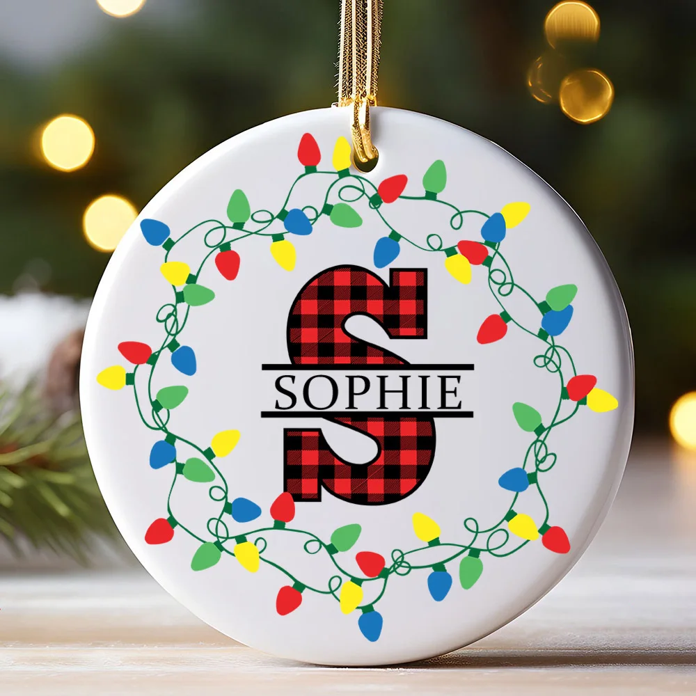 Adorno navideño personalizado con nombre para bebé – Regalo original - imagen 5