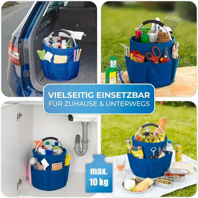 Cesta organizadora infantil pliable – Bolsa multiusos con asa - imagen 5