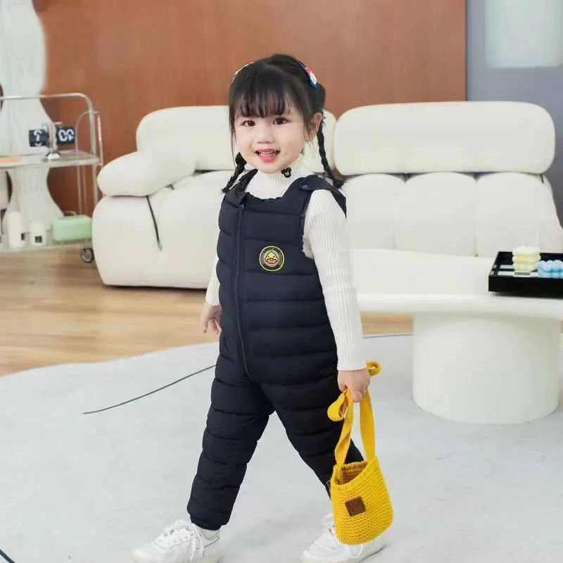 Pelele impermeable grueso para bebé de invierno con forro cálido - imagen 4