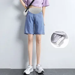 Pantalones vaqueros maternidad cintura alta con soporte abdominal