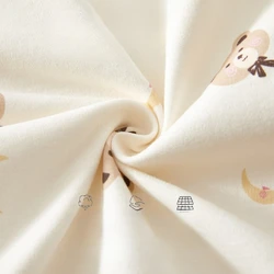 Pijama recién nacido de algodón con protección del vientre
