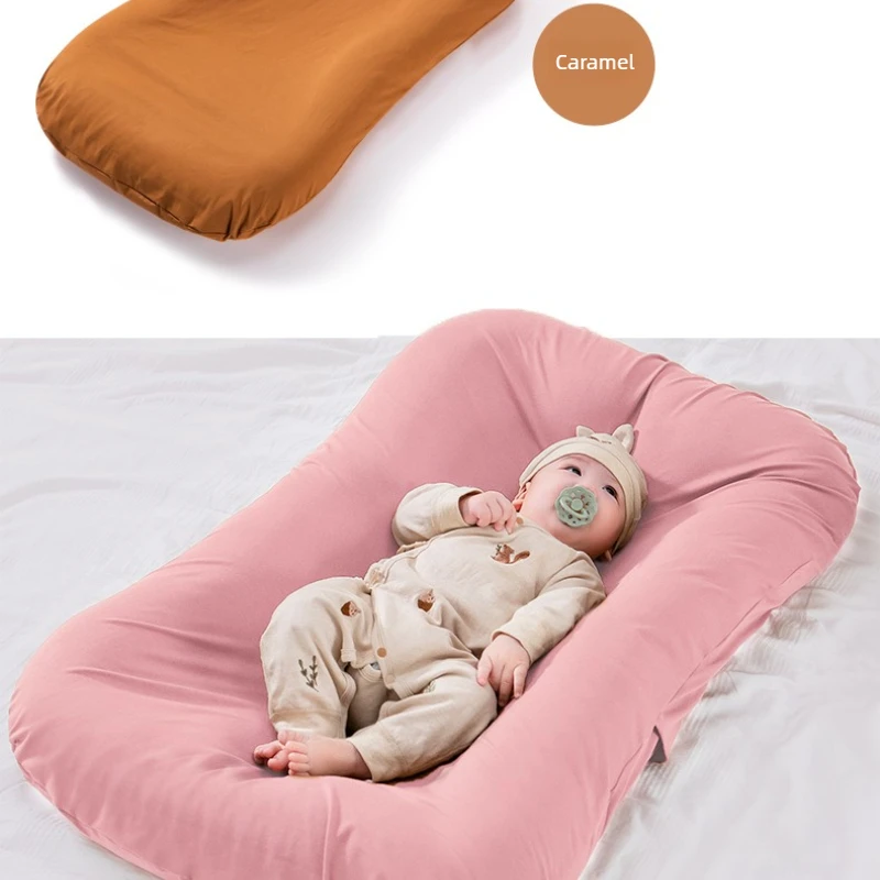 Cuna ajustable nido portátil de bebé para dormir con funda extraíble - imagen 5