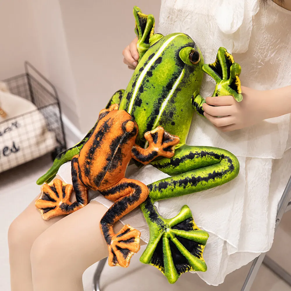Almohada de peluche rana suave y acogedora para niños - imagen 4