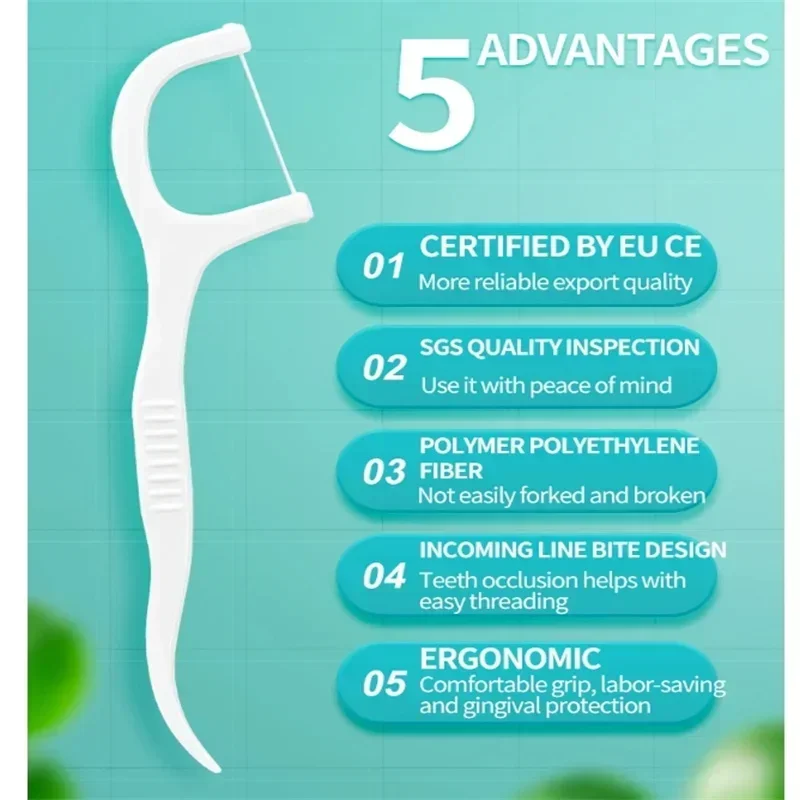 Palillos de hilo dental para niños con cepillito interdental - imagen 5