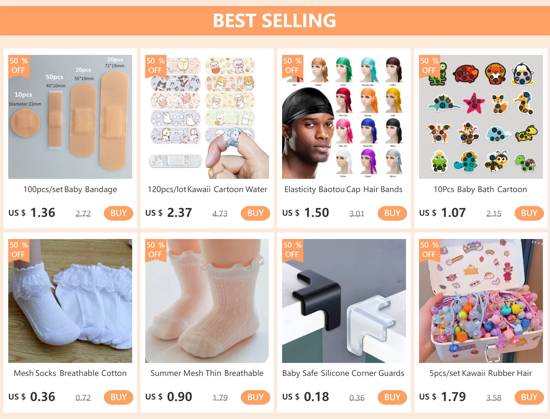 Calcetines de seda con estampado infantil