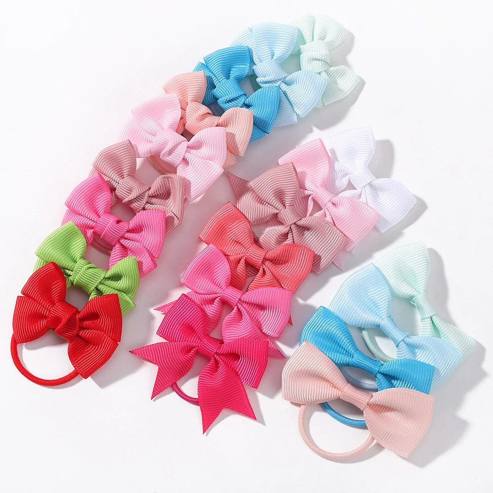 Lazos de cinta grosgrain color rosa
