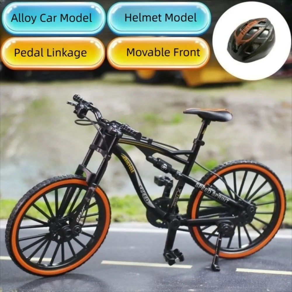 Bicicleta de juguete en metal con diseño de montaña para niños - imagen 3