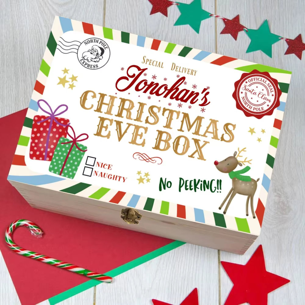 Caja de Navidad Personalizada para Niños con Nombre - imagen 4