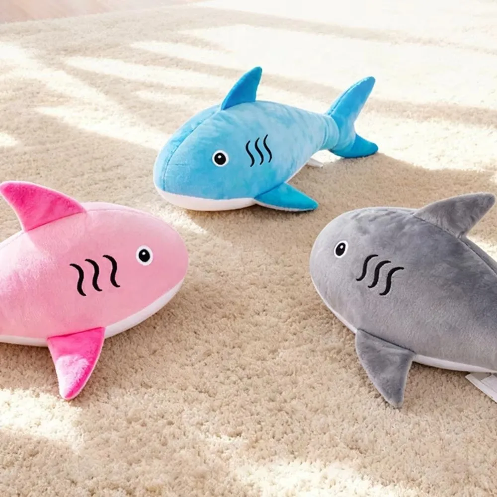 Juguete de peluche con sonido tiburón para perros interactivo - imagen 5