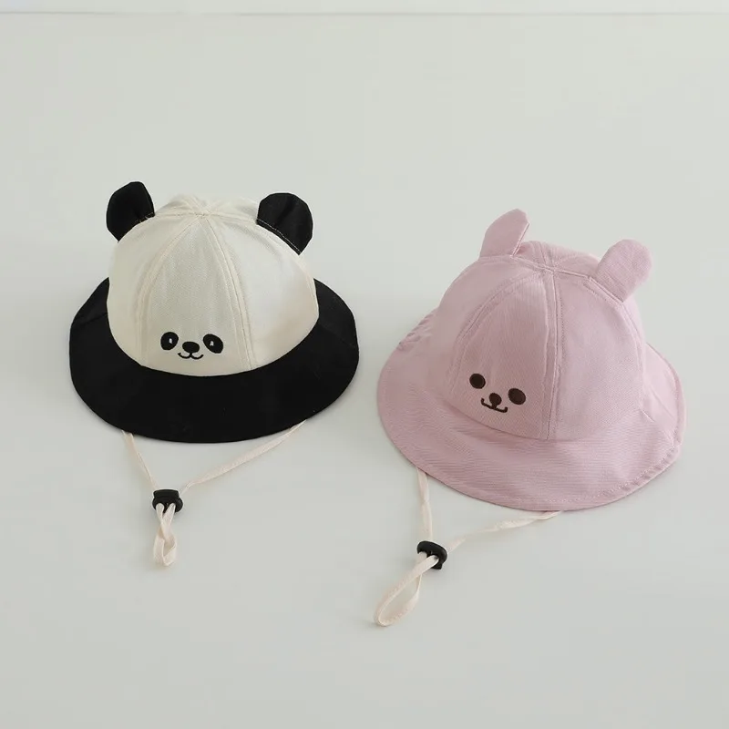 Sombrero bebé protección UV estilo sombrilla dibujo animado - imagen 4
