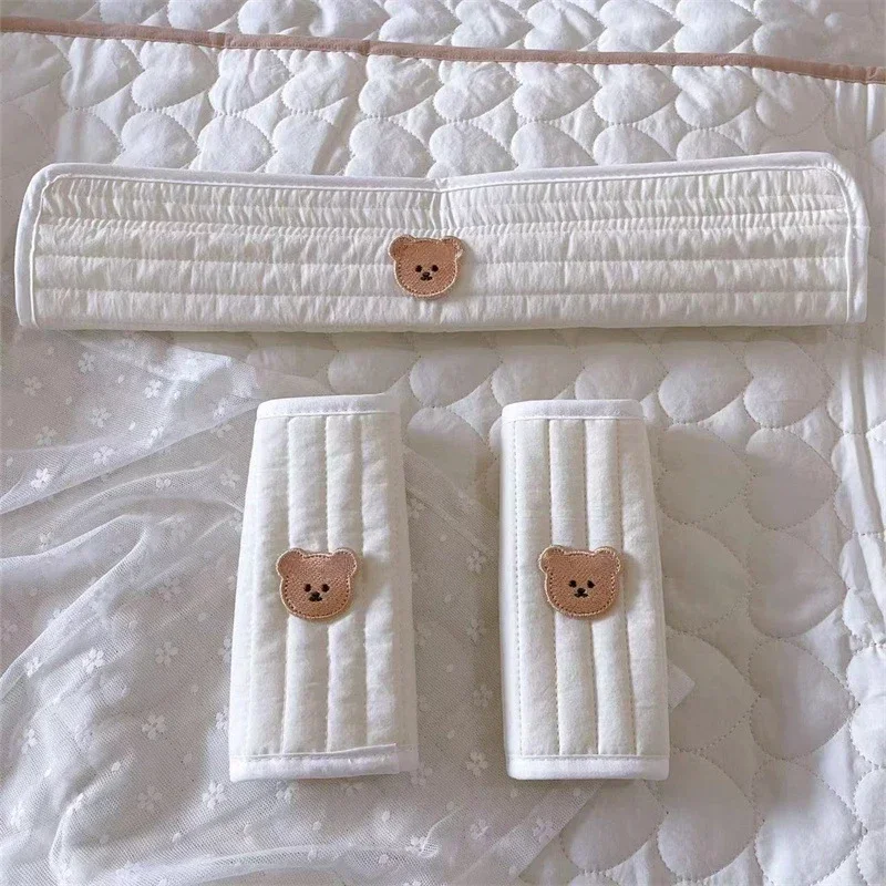 Protector para reposabrazos de cochecito – Babero y toalla algodón