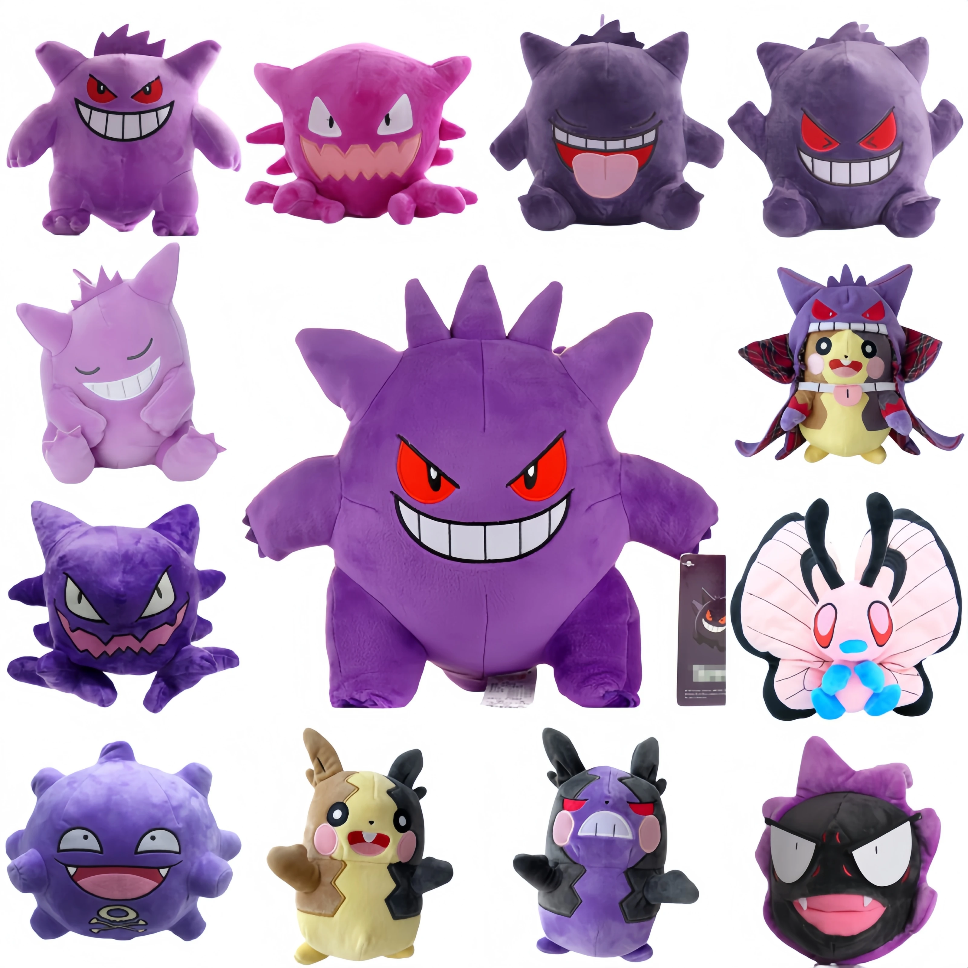 Peluche Pokémon Gengar, suave de felpa para regalar - imagen 4