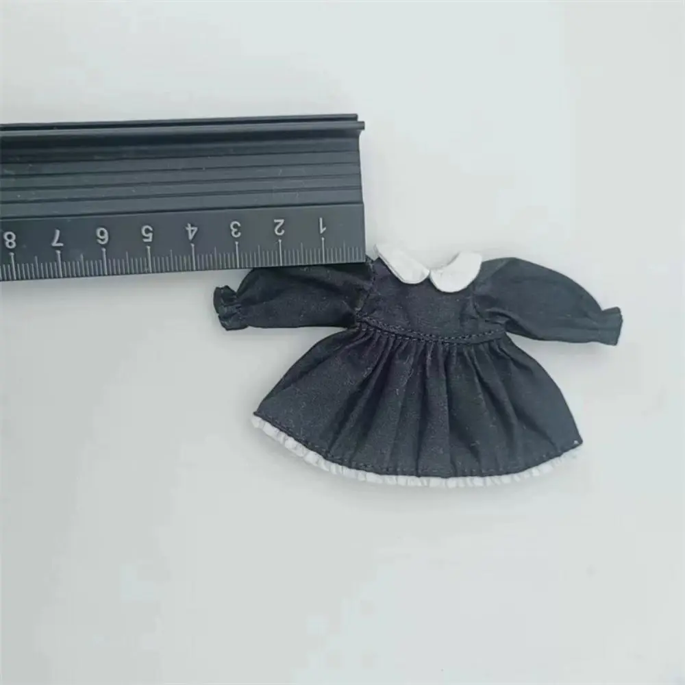 Ropa para muñecas 1/11 y 1/12 - vestidos de celosía con manga abombada - imagen 5