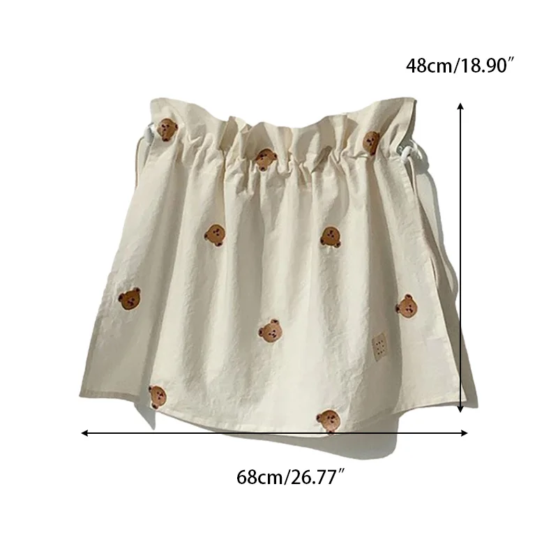 Oso Kawaii – Parasol coche bebé con protección UV - imagen 4