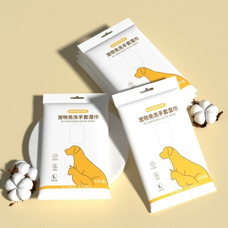 Guantes desechables para mascotas de baño y limpieza: perros, gatos - imagen 2
