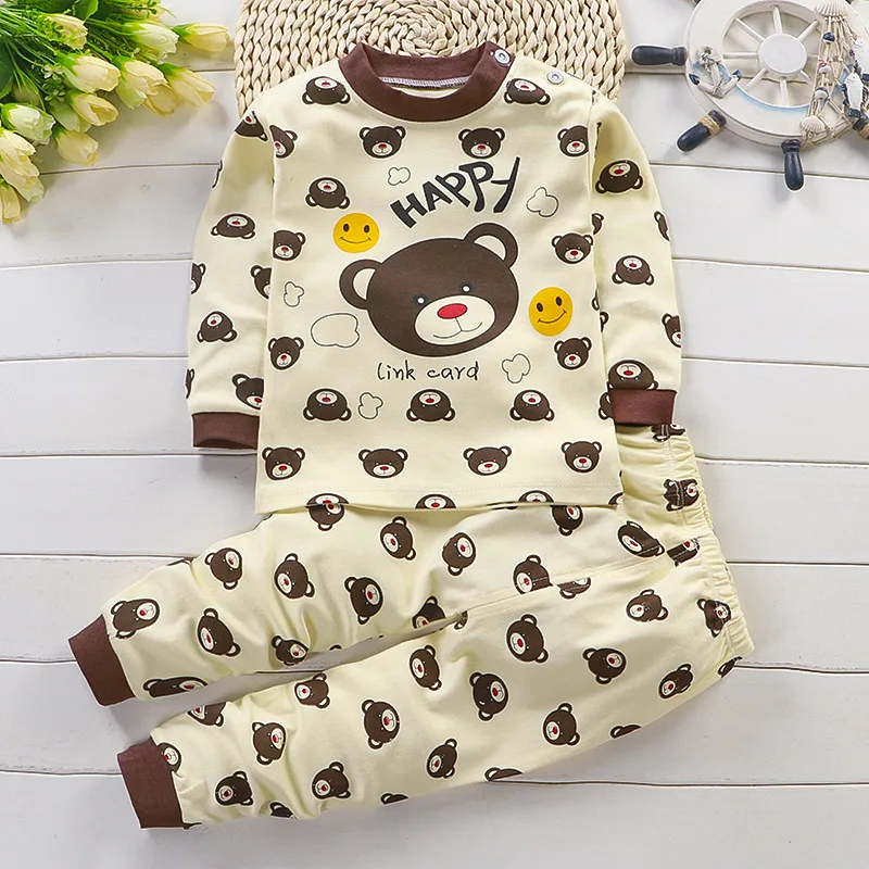 Pijama de algodón de manga larga para bebé – primavera y otoño - imagen 5