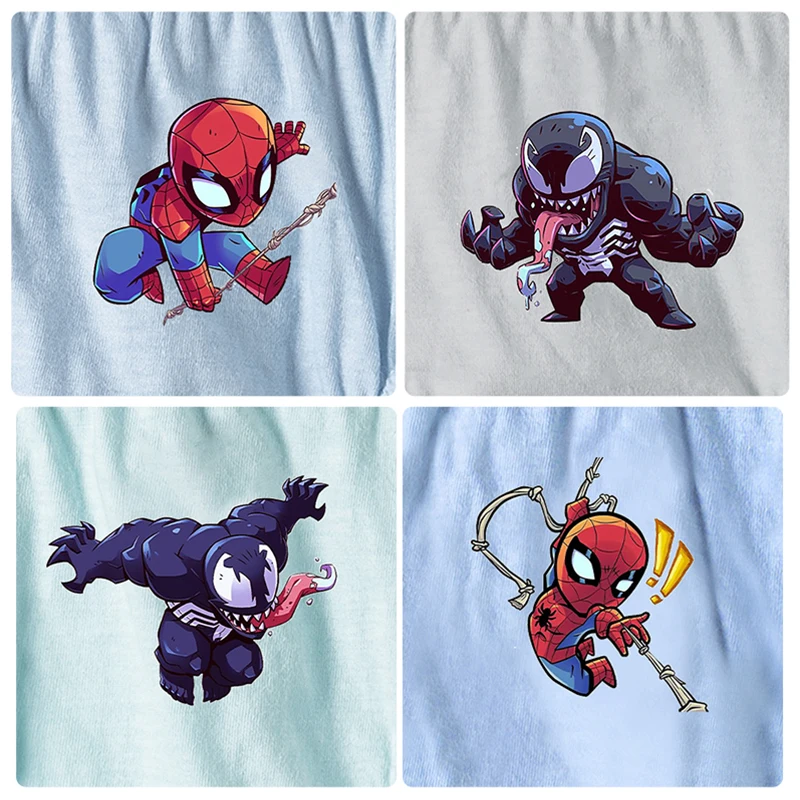 Calzoncillos de algodón para niños con estampado Spider-Man e Iron Man - imagen 4