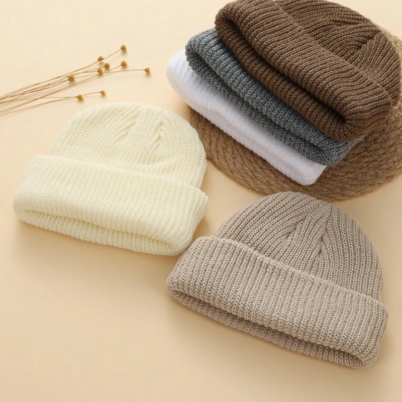 Gorro de punto elástico para bebé – Cálido invierno sin costuras - imagen 3
