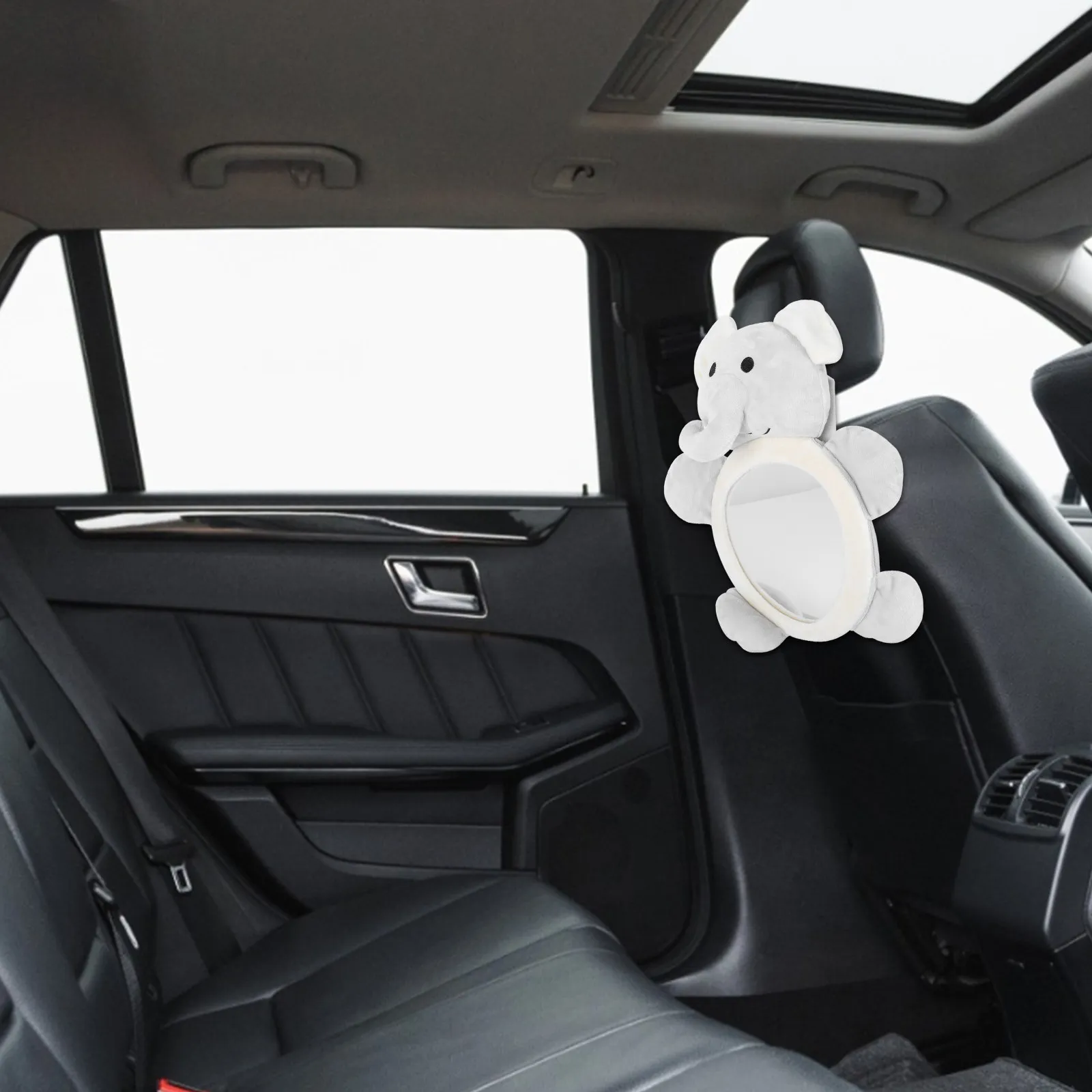Espejo retrovisor interior para bebé en coche – Visión segura - imagen 3