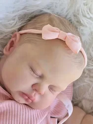 Muñeca bebé reborn Pickle dormida de piel 3D, regalo para niñas