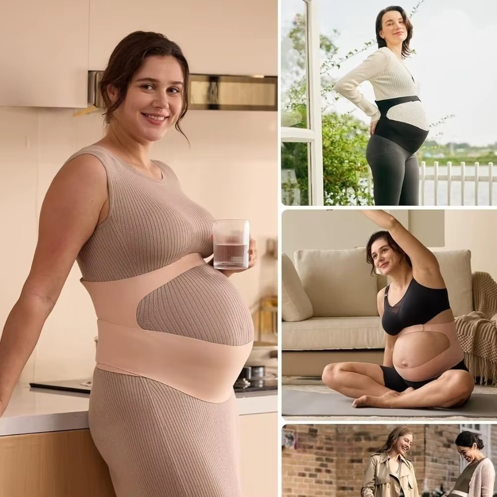 Faja de embarazo ajustable de una pieza - Soporte suave para vientre - imagen 5