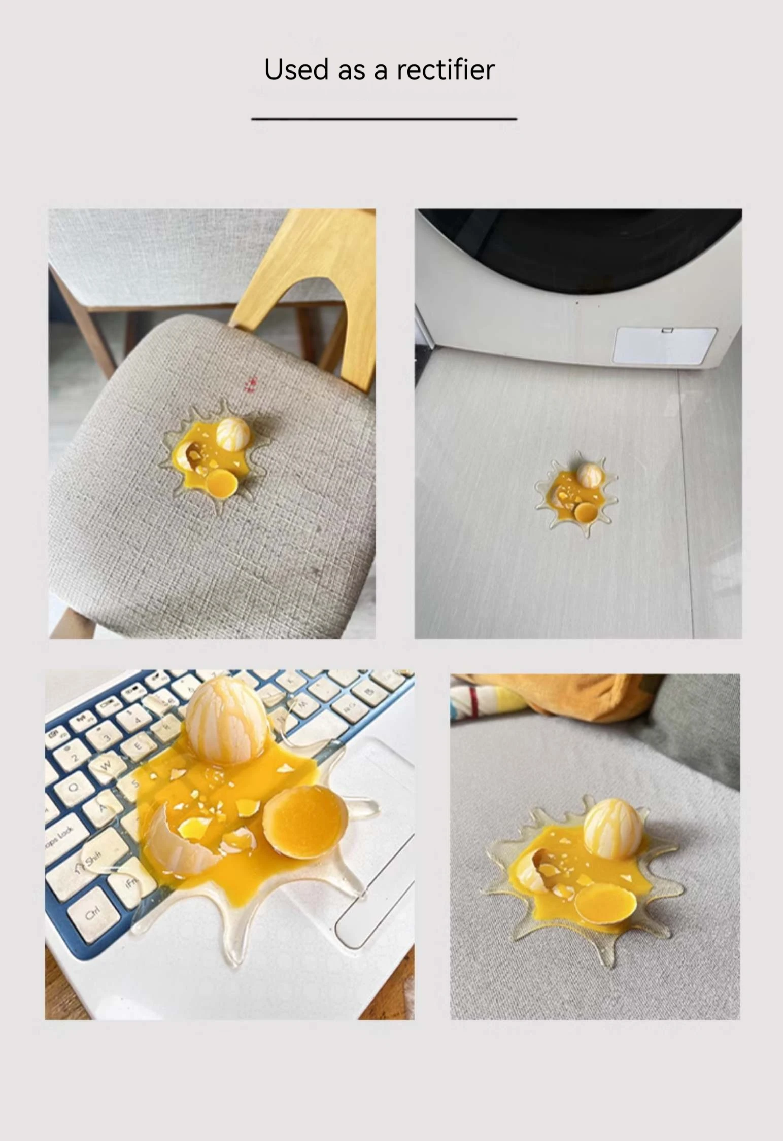 Detalle del diseño en resina para decoración
