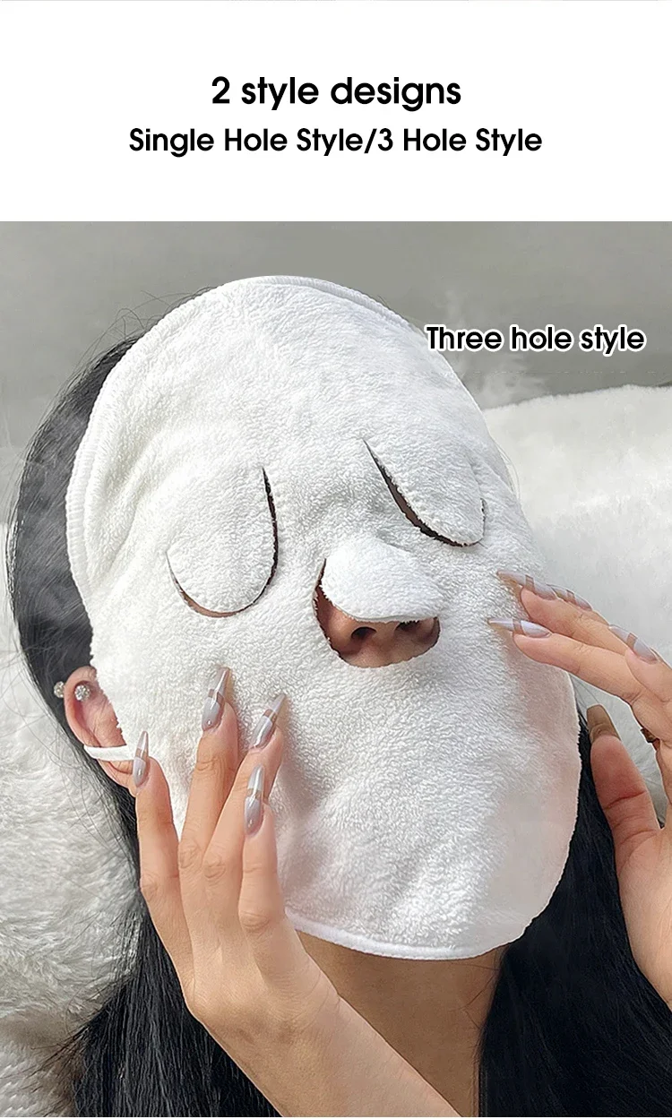 Toalla húmeda y flexible para el rostro
