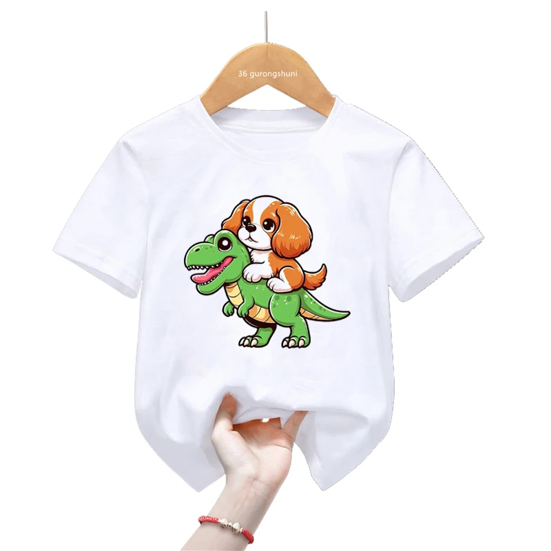 Camiseta con estampado de perros kawaii para niños - imagen 3
