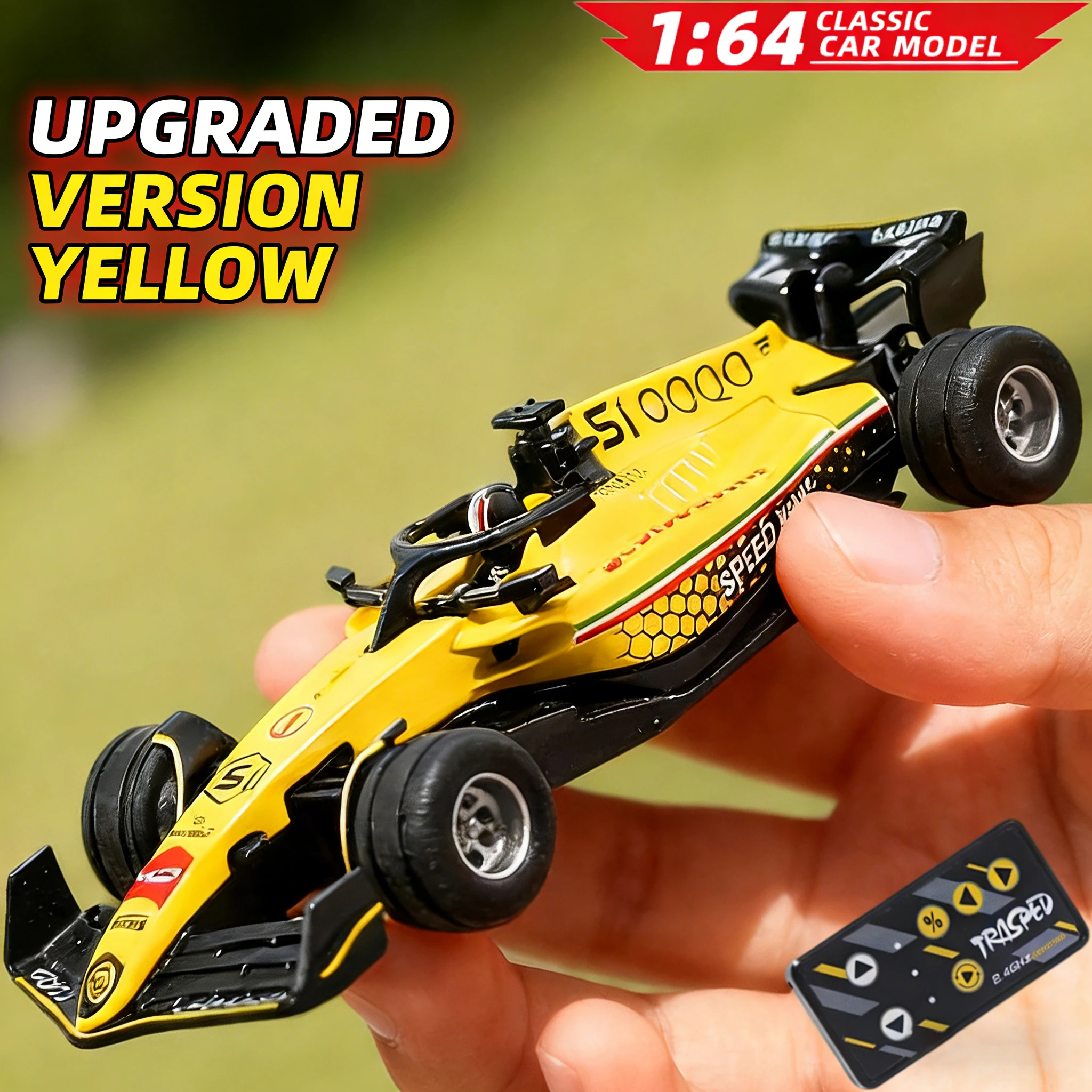 Coche teledirigido RC con luces ajustables para niños