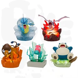 Figura coleccionable Pokémon con Snorlax y Aerodactyl sentada