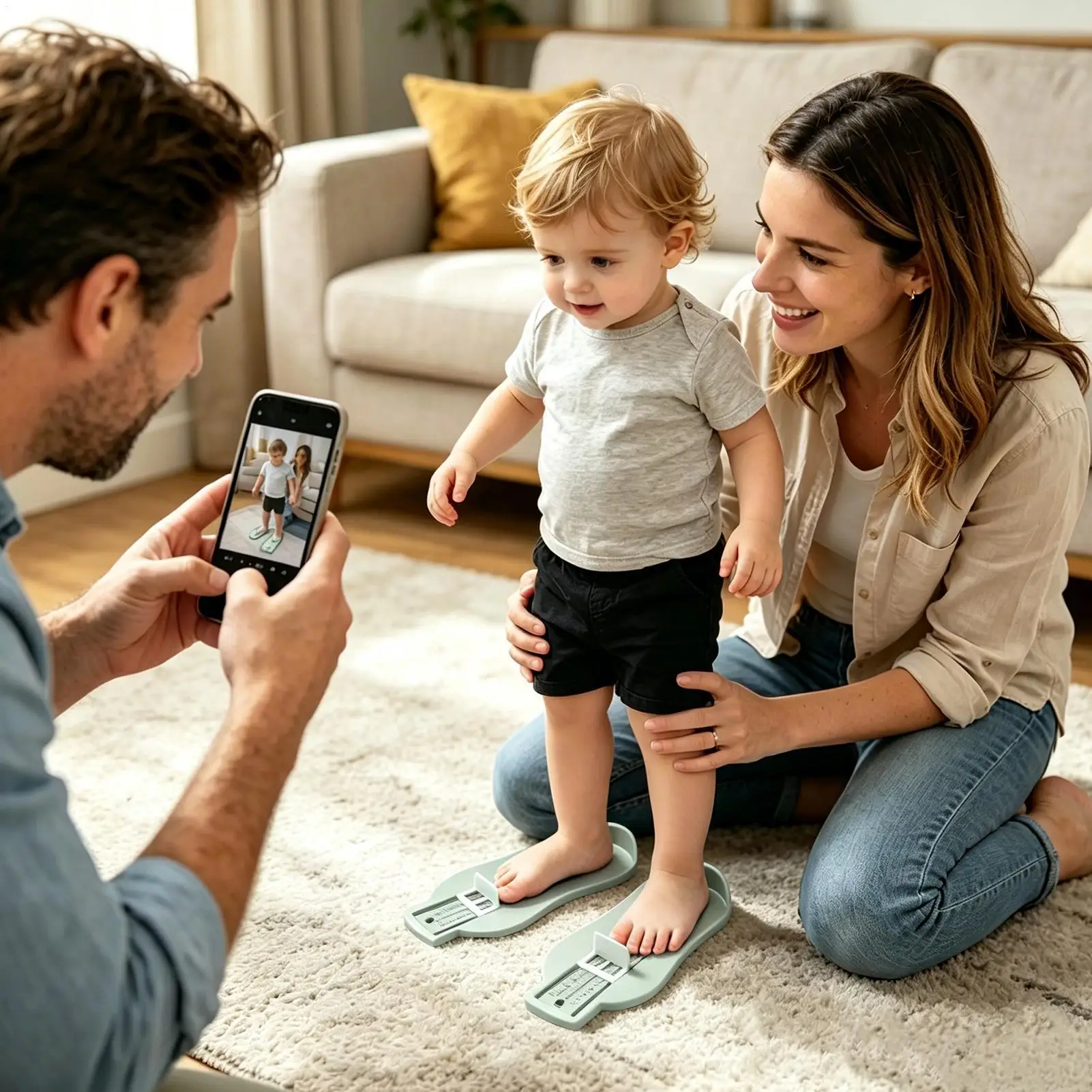 Medidor del pie infantil con regla de longitud para niños y niñas - imagen 4