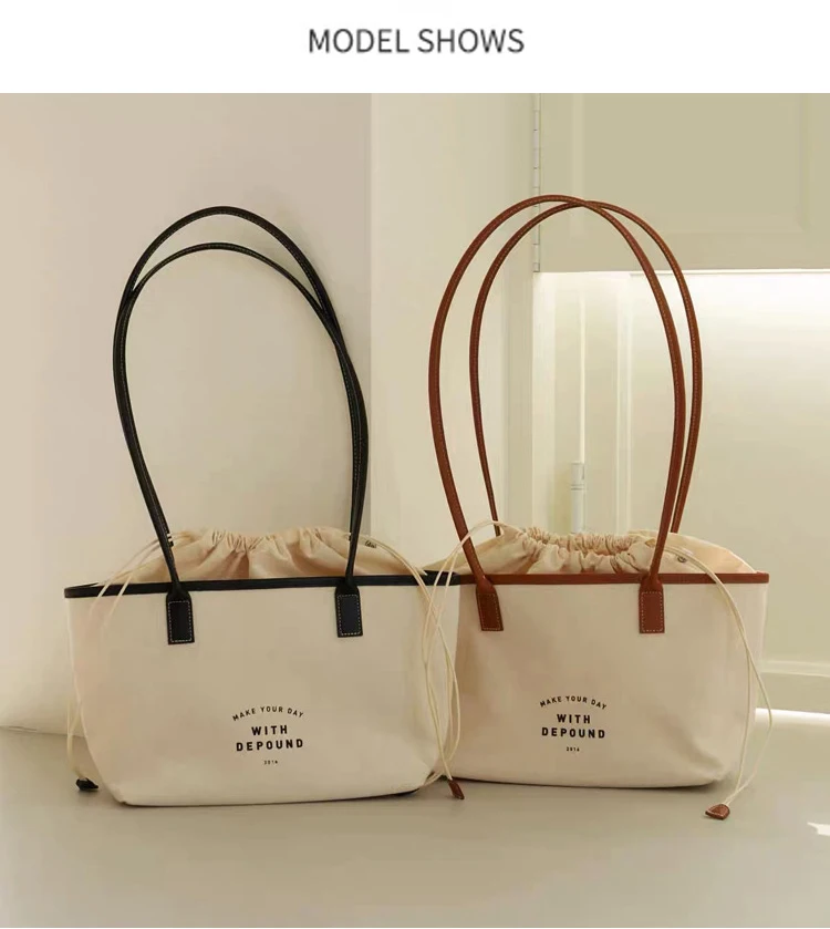 Bolso de mano Milangel en lona con cordón para el hombro